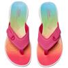 CLARKS WOMENS FLAT SLIP ON SANDAL - PINK